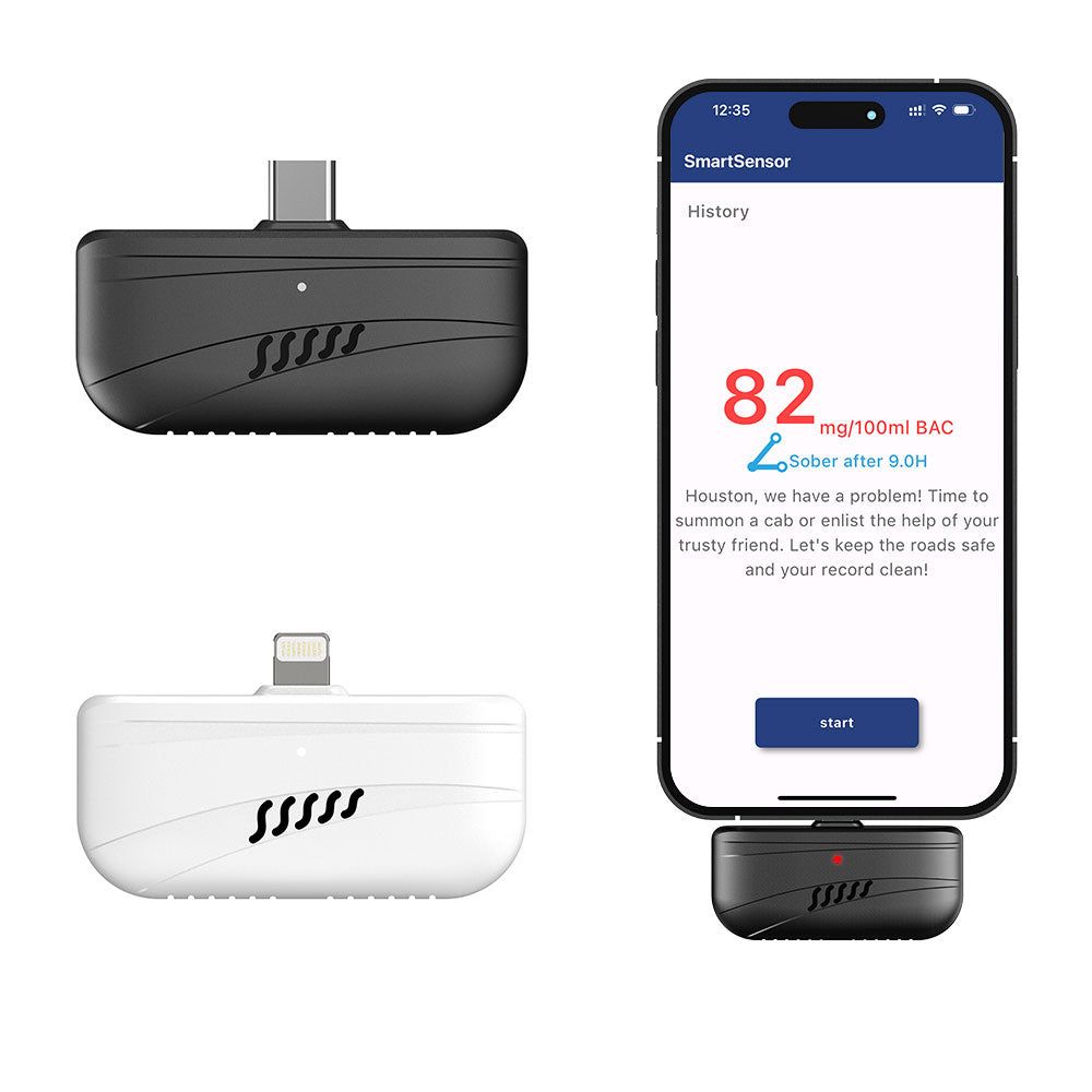 Mini Alcohol Tester, Powered by Your Phone